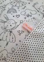 Citrouille et Mirabelle, produits artisanaux pour bébés et enfants - Serviettes de table à colorier